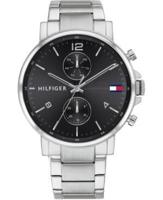 Tommy Hilfiger heren chronograaf roestvrijstalen armbandhorloge 44 mm - thumbnail