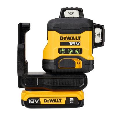 DeWALT DCLE34031D1 3x360° Compacte kruislijnlaser groen 18V XR 2.0Ah in koffer