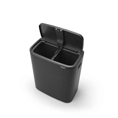 Brabantia Bo touch bin 2x30 liter matt black
