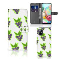 Samsung Galaxy A71 | Book Cover | Druiven - thumbnail