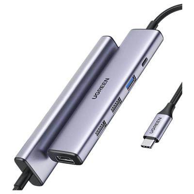 UGREEN CM478 USB-C dockingstation Incl. laadfunctie, USB-C Power Delivery UGREEN CM478 USB-C dockingstation Incl. laadfunctie, USB-C Power Delivery