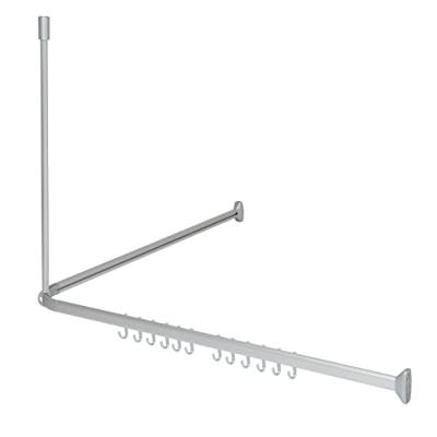 Sealskin douchegordijnstangenset easy-roll mataluminium