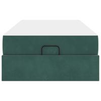 Bedframe met matras met matras 2 pcs Groen Fluweel - thumbnail