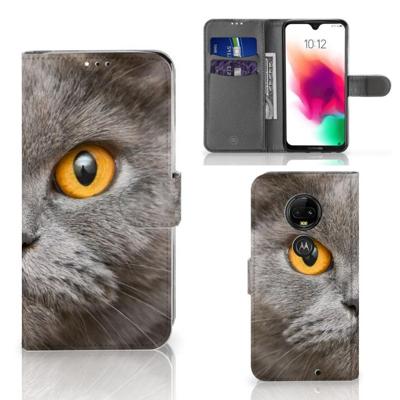 Telefoonhoesje | Met pasjeshouder | Motorola Moto G7 | G7 Plus Britse Korthaar Telefoonhoesje | Met pasjeshouder | Motorola Moto G7 | G7 Plus Britse Korthaar