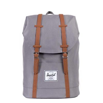 Herschel rugzak Retreat grijs/cognac Herschel rugzak Retreat grijs/cognac