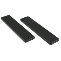 AMI Kortschild 180/41 RH Geheel Blind Zwart 9005 Str - 739130 - thumbnail