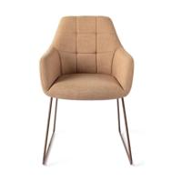 Jesper Home Eetkamerstoel 'Noto' Slide Rose, kleur Toasted Toffee - thumbnail