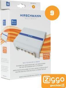 Hirschman 4-voudige coax kabel versterker digitale TV met LED indicatie HMV-41 Hirschman 4-voudige coax kabel versterker digitale TV met LED indicatie HMV-41