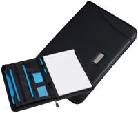 Schrijfmap Rillstab Excellent de luxe A4 lederlook zwart - thumbnail