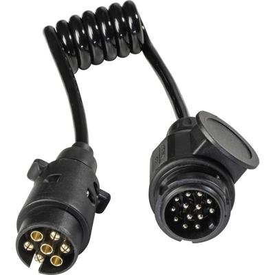 AS Schwabe 61475 Aanhangeradapter [Stekker, 13-polig - Stekker, 7-polig] Kunststof