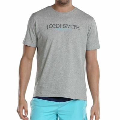 Heren-T-Shirt met Korte Mouwen John Smith Efebo Grijs - Maat: L