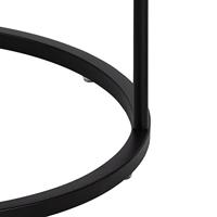 Bendt Rond Nachtkastje 'Gaga' met lade, kleur Zwart - thumbnail