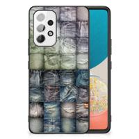 GSM Cover Samsung Galaxy A53 Spijkerbroeken - thumbnail