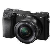 Sony Alpha 6100 Set spiegelloze digitale camera met verwisselbare lens SELP 16-50 mm, APS-C sensor, video 4K, Real Time Eye AF, Real Time Tracking, ILCE6100AB + SELP16502B, zwart - thumbnail