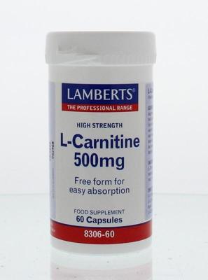 Lamberts L-Carnitine 500mg Vegacapsules Lamberts L-Carnitine 500mg Vegacapsules