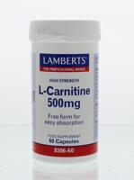Lamberts L-Carnitine 500mg Vegacapsules - thumbnail
