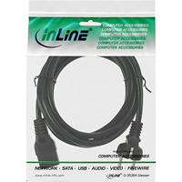 InLine 16658F electriciteitssnoer Zwart 2 m Netstekker type F IEC C19 - thumbnail