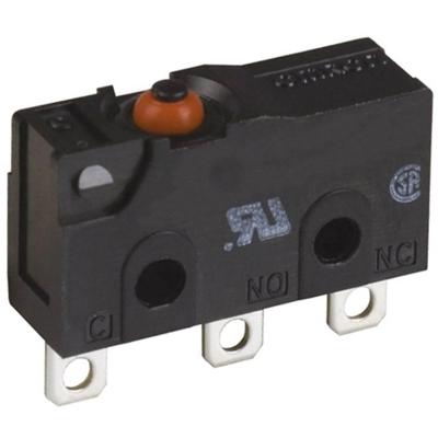 Omron D2SW-01L3H Microschakelaar 30 V/DC 0.1 A 1x aan/(aan) 1 stuk(s) Bag