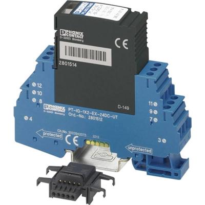 Phoenix Contact 2801512 PT-IQ-1X2-EX-24DC-UT Overspanningsbeveiliging (verdeelkast) Overspanningsbeveiliging voor: Verdeelkast 10 kA 1 stuk(s) Phoenix Contact 2801512 PT-IQ-1X2-EX-24DC-UT Overspanningsbeveiliging (verdeelkast) Overspanningsbeveiliging voor: Verdeelkast 10 kA 1 stuk(s)