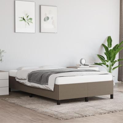 Bedframe zonder matras 120x190 cm stof taupe