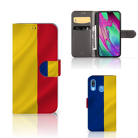 Samsung Galaxy A40 Bookstyle Case Roemenië - thumbnail
