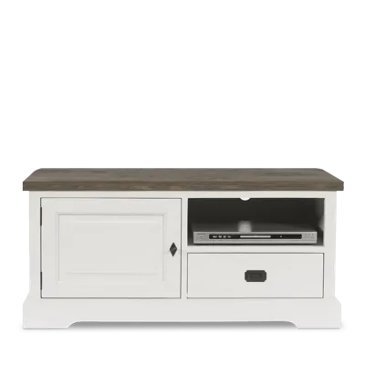 Tv dressoir (110cm) Lakewood - Clear/Mindi Donkerbruin Tv dressoir (110cm) Lakewood - Clear/Mindi Donkerbruin