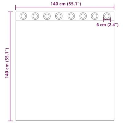 Gordijnen voile met doorvoertules 2 st wit Gordijnen voile met doorvoertules 2 st wit