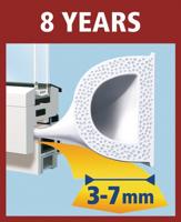 Tesa Tochtband - d profiel - 6m x 3-7mm - bruin - thumbnail