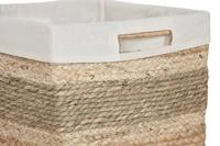 Mandenset Home ESPRIT Natuurlijk Zeegras Tropisch (3 Onderdelen) - thumbnail