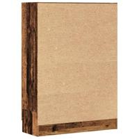 Boekenkast 82,5x30,5x115 cm bewerkt hout oud houtkleurig - thumbnail