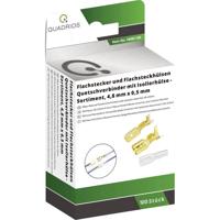 Quadrios 1908C185 Assortiment kabelschoenen 1.50 mm² - 2.50 mm² Messing, Transparant 100 onderdelen - thumbnail