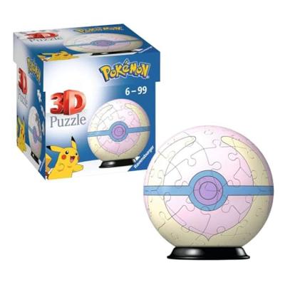 Puzzel 3d ravensburger pokemon heal ball 54st