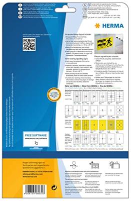 Herma 8032 Folie-etiketten 105 x 148 mm Polyester folie Geel 100 stuk(s) Extra sterk hechtend Laser (zwart/wit), Laser (kleur), Kopiëren (zwart/wit), Kopiëren Herma 8032 Folie-etiketten 105 x 148 mm Polyester folie Geel 100 stuk(s) Extra sterk hechtend Laser (zwart/wit), Laser (kleur), Kopiëren (zwart/wit), Kopiëren