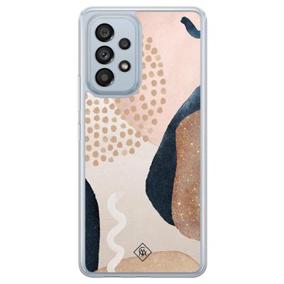 Samsung Galaxy A53 hybride hoesje - Abstract dots Samsung Galaxy A53 hybride hoesje - Abstract dots