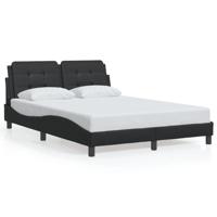 Bedframe zonder matras "Zadar" kunstleer zwart 140x190 cm - thumbnail