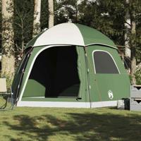 Familietent iglo 6-persoons groen waterdicht - thumbnail