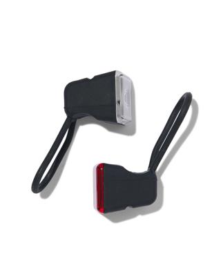 HEMA LED fietslampjes zwart - 2 stuks