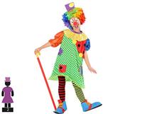 Kostuums voor Kinderen Th3 Party Multicolour Circus (2 Onderdelen) - Maat: 10-12 Jaar - Maat: 10-12 Jaar - thumbnail
