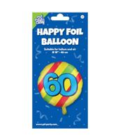 Paperdreams Happy folie ballon - 60 jaar - thumbnail