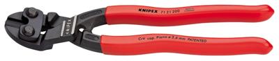 KNIPEX CoBolt®71 21 200 SB Compacte boutensnijtang | met kunststof bekleed zwart geatramenteerd | 200 m - 71 21 200 SB