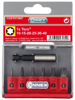 Connex Bitsset Torx + Houder (7Dlg) - COXT973967