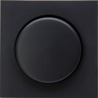 Kopp HK07 antraciet afdekplaat + knop dimmer - 4623030 - thumbnail