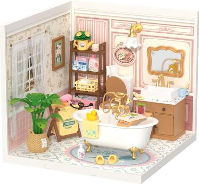 Robotime Super Store Pop Bubble Bathroom Modelbouw Knutselen Robotime Super Store Pop Bubble Bathroom Modelbouw Knutselen