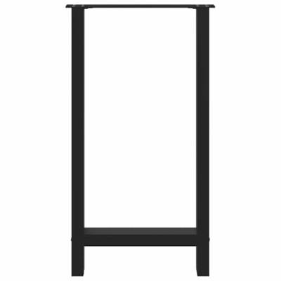 Bartafelpoten 2 st 40x(90-91) cm staal zwart Bartafelpoten 2 st 40x(90-91) cm staal zwart