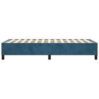 Bedframe zonder matras 80x200 cm fluweel donkerblauw - thumbnail