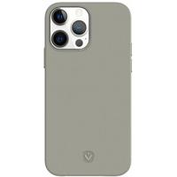 Valenta Leather Back Cover Snap Luxe Apple iPhone 13 Pro Max Grey - thumbnail