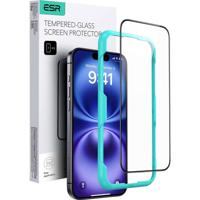 ESR Tempered-Glass 1D73300201 Screenprotector (glas) Apple iPhone 16, IPhone 15 1 stuk(s) Anti-vingerafdruk, Krasvast - thumbnail