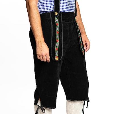 Lederhose lang zwart Karl