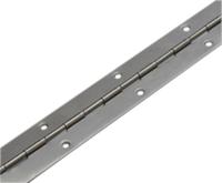 DX pianoscharnier - RVS - 32x0.7 mm - lengte 100 cm - thumbnail