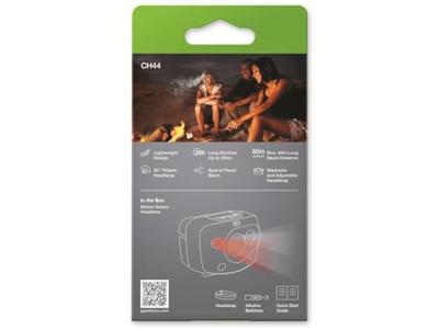 GP Discovery GPDISHLCH44BL058 Hoofdlamp LED werkt op batterijen 300 lm 36 h